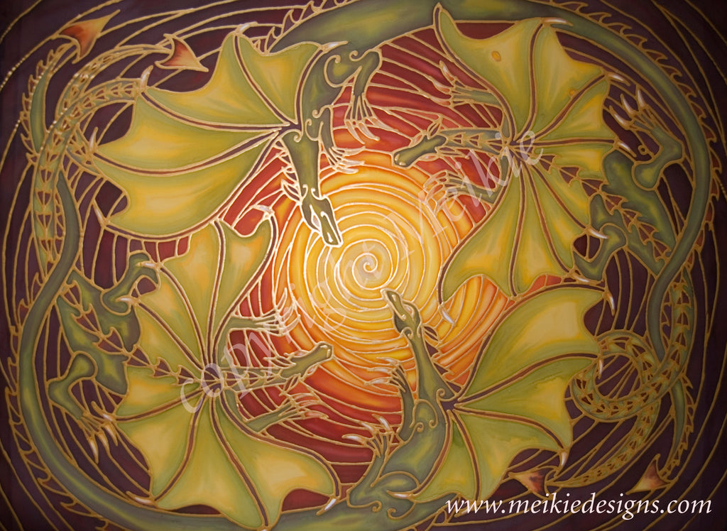 Dragon Silk Paintings Enjoying Their Home In Guildford