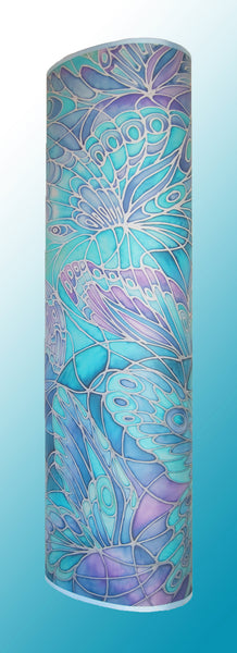 Butterfly Contemporary Floor Lamp - Blue Butterfly Art Lamp - Tranquil Free Standing Lamp