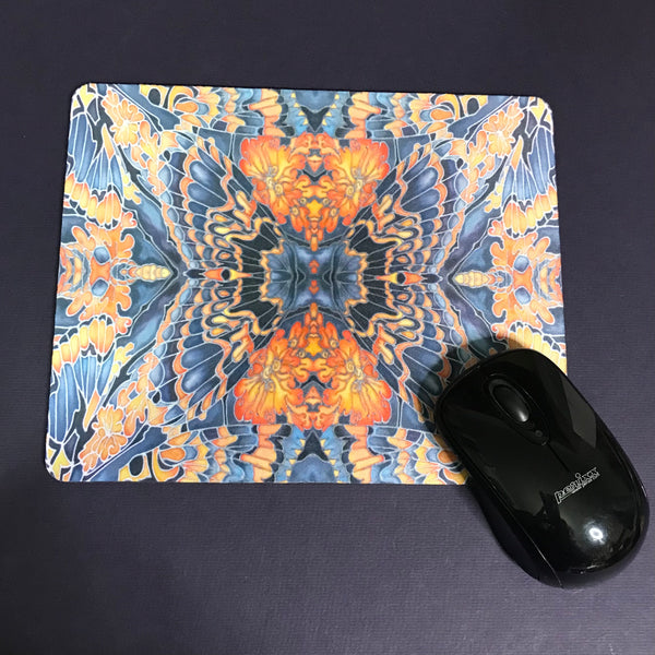 Contemporary Grey Blue Orange Placemats & Coasters - Table Mats -