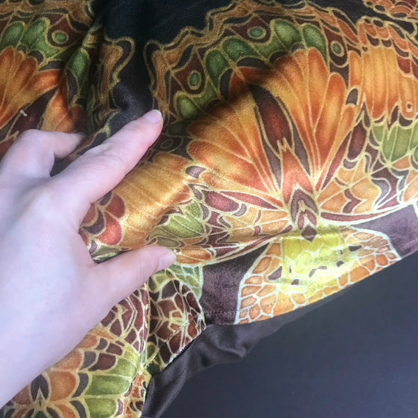 Purple and Turkish Blue Persian style Large Pill Box - Stud Earing Jewellery Box