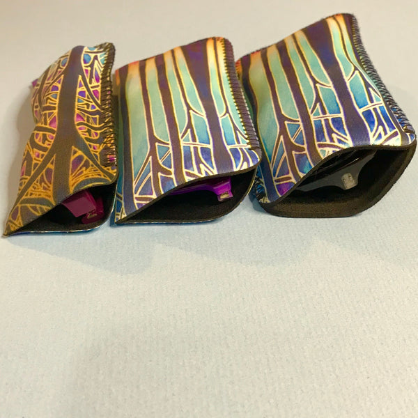 Trees padded cover for glasses - sunglasses case - Reading or Large Glasses Case