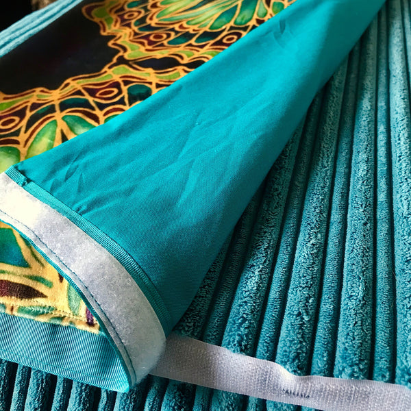 Armchair backrest washable decorative strip - Bespoke Upholstery.