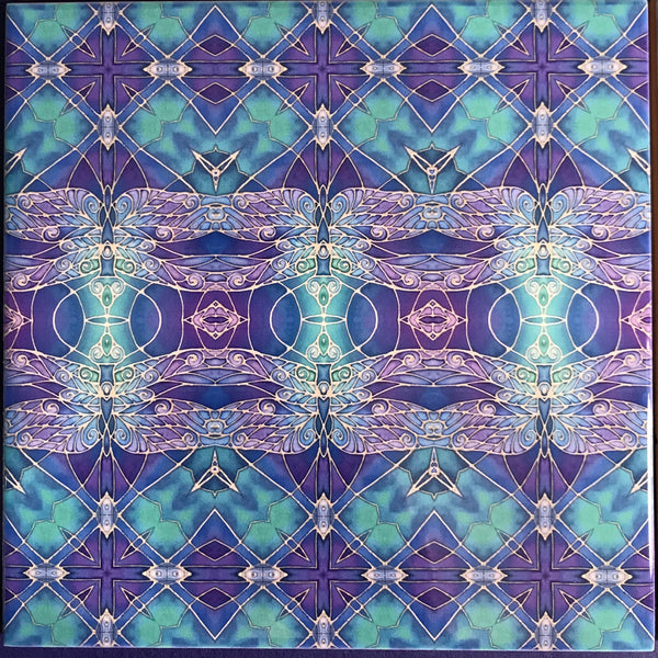 Blue Green Turquoise Dragonflies Tiles Mixed Set - Beautiful Bohemian Tiles