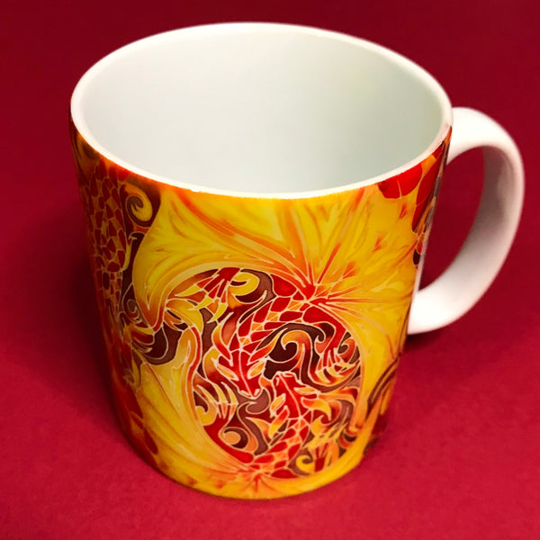 Red Dragons Mug & Coaster - Dragons Mug Box Set - Red Dragon Mug - Game of Thrones Gift