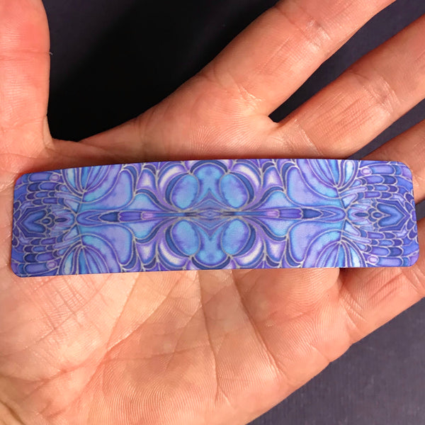 Blueberry Butterflies hair clip, barette, hairslide, stocking filler, gift for her, gift for woman, gifts for girls, pretty presents.