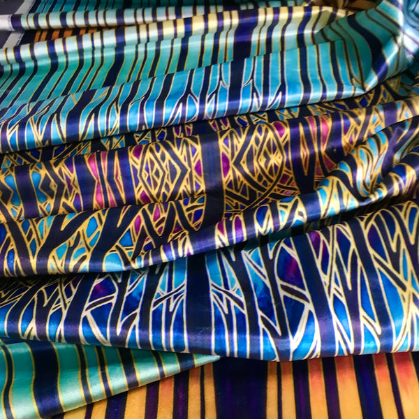 Dramatic Tree Silhouette Velvet Fabrics, Order by Drop Length Needed, Wide Range of Rich Colours for Curtains, Upholstery and Soft Furnishings