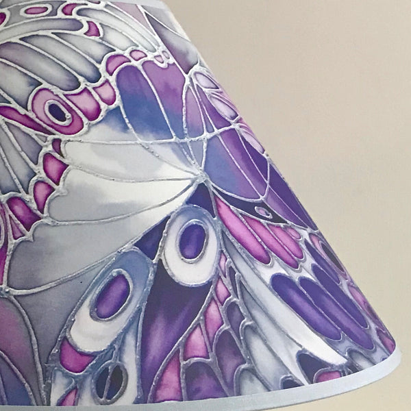 Butterfly Wings Lamp Shade - pink purple black white Pendant Shade - Atmospheric lamp Shade