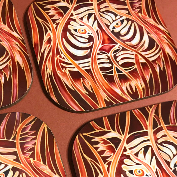 Tiger Mug & Coaster - Tiger Mug Box Set - Majestic Tiger Mug - Wildlife Lovers Mug Gift