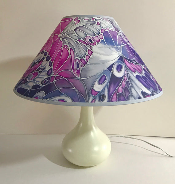 Butterfly Wings Lamp Shade - pink purple black white Pendant Shade - Atmospheric lamp Shade