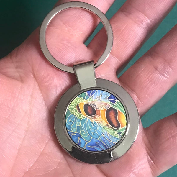 Bumble Bee Key Ring - Nature Lovers Gift for Him or Her - Present Bee Keepers