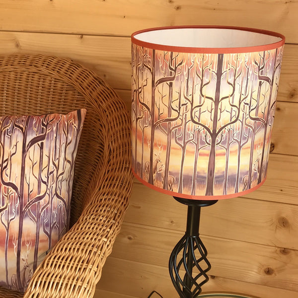 Deco trees Contemporary Floor Lamp 1m tube  - Beautiful Art Lamp - Caramel Atmospheric lighting