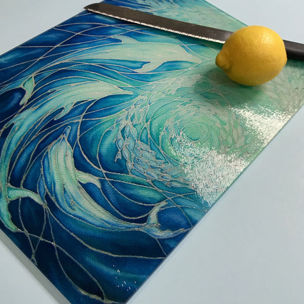 Glass Chopping Boards in Stunning Designs - Trivets - Pot Stands - Platters - Counter Top Savers