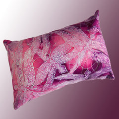Pretty Pink Dragonflies Cushion - Pink Dragonflies Throw Pillow