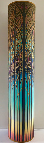 Trees Contemporary Floor Lamp  - 1m Tube Beautiful Art Lamp - Cathedral Tall Light