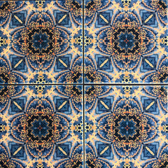 Contemporary Butterfly Tiles - Orange & Grey Ceramic Tiles - Beautiful Bohemian Printed Tiles