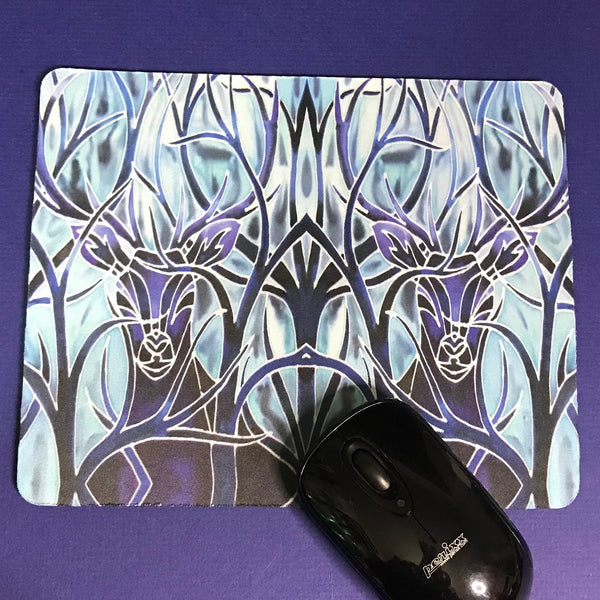 Blue Stags Rectangular Table Mats & Coasters - Wildlife Table Mats