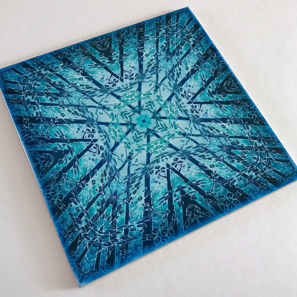 Contemporary Tiles mixed Teals - Mint Blue Green Tiles - Beautiful Tile