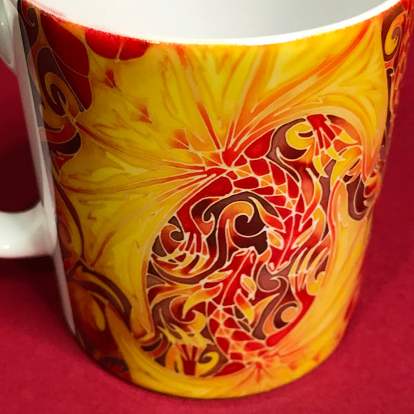 Red Dragons Mug & Coaster - Dragons Mug Box Set - Red Dragon Mug - Game of Thrones Gift