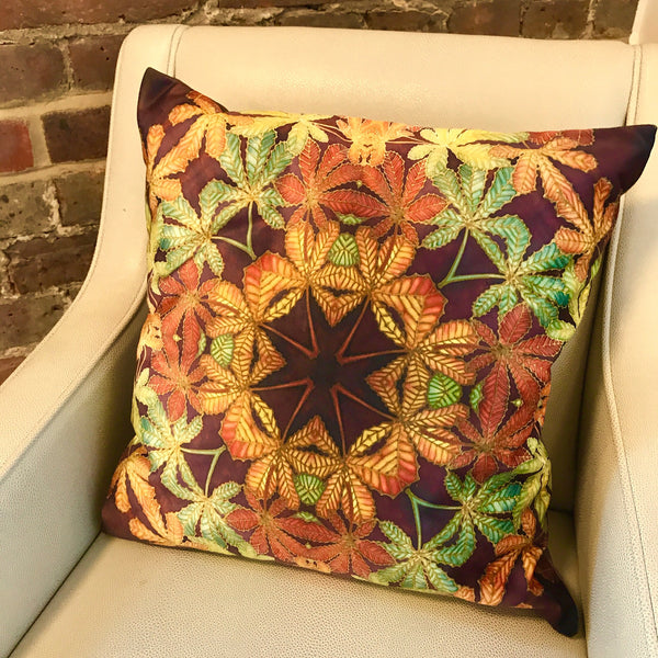 Lush Velvet Cushions - Green terracotta cushions - Autumnal Cushions by meikie