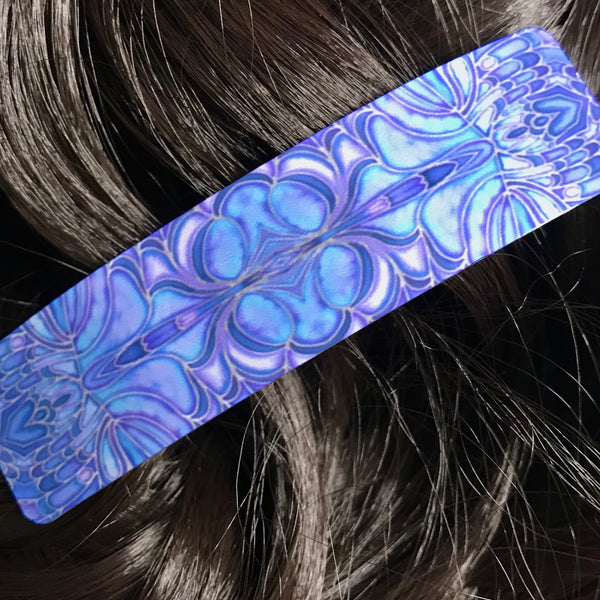 Pretty Blueberry Colour Butterfly Hair Clip