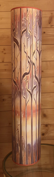 Warm Caramel Deco Trees Floor Lamp