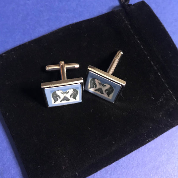 Fun Penguin Cuff Links Cool Blue - Gift for Him