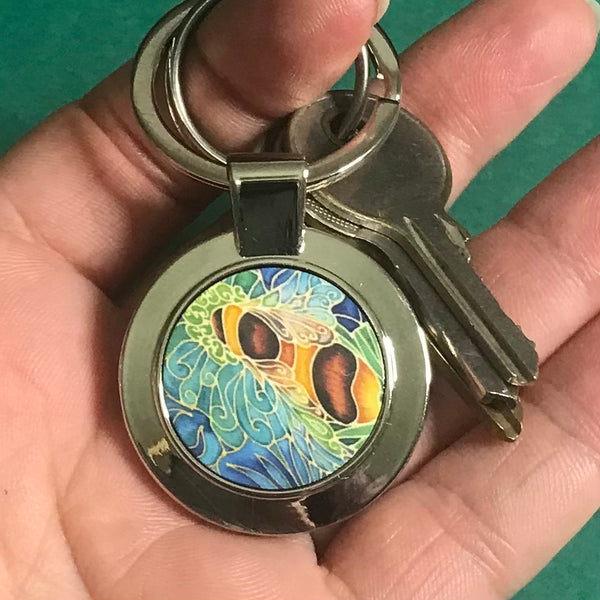 Bumble Bee Key Ring - Nature Lovers Gift for Him or Her - Present Bee Keepers