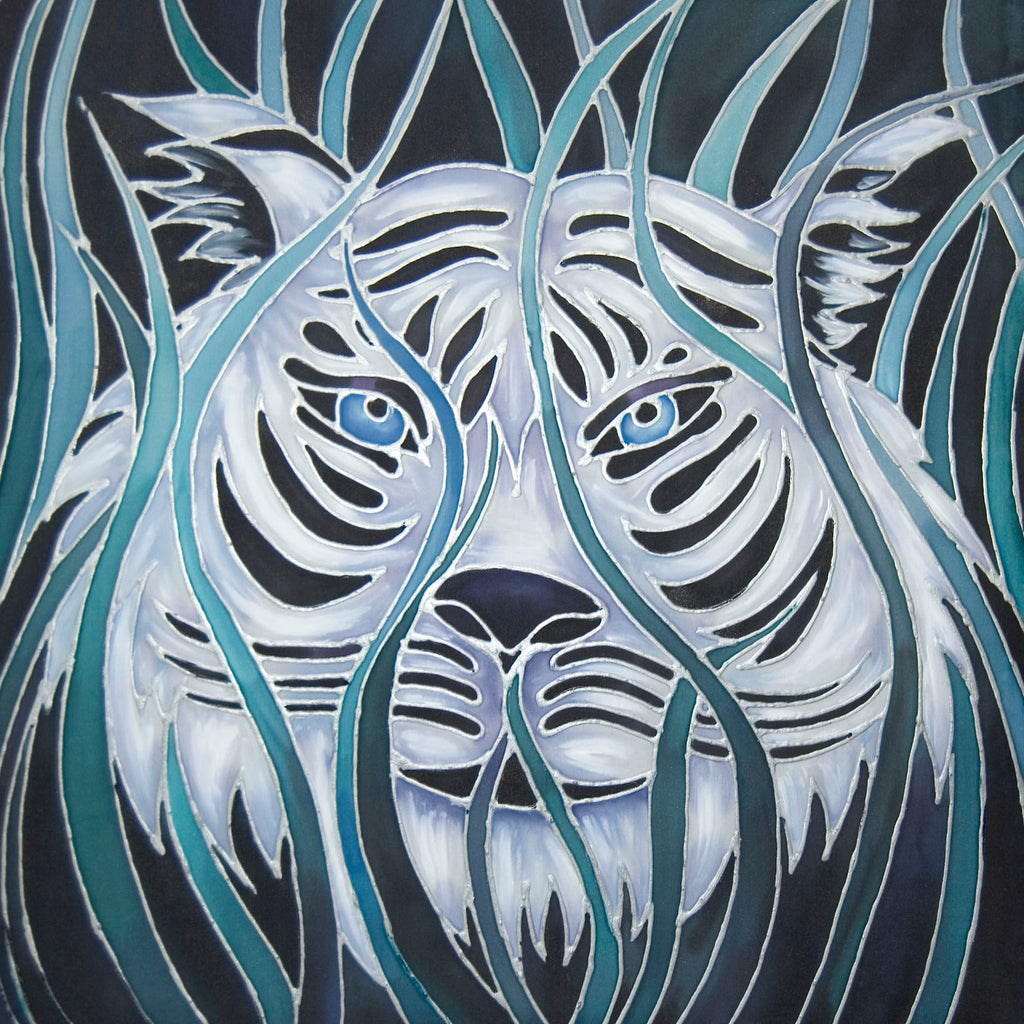 white tiger art
